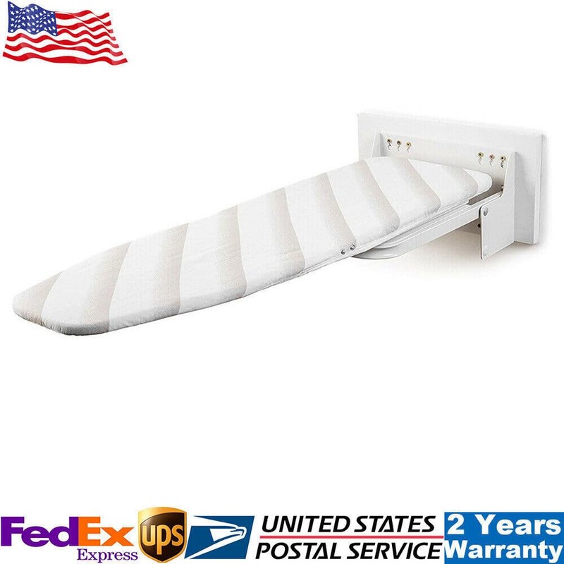 180°Rotation Wall-Mounted Ironing Board Foldable Clothes Ironing Table Pull-Out Stow