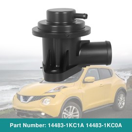 BABERGOU Turbo Recirculation Valve replace 14483-1KC1A 14483-1KC0A Compatible with Nissan Juke 2011 2012 2013 2014 2015 2016 2017 Valve Assy-Recirculation