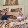 Folk Flowers Printed Cotton Sateen Flat Sheet 240 x 300