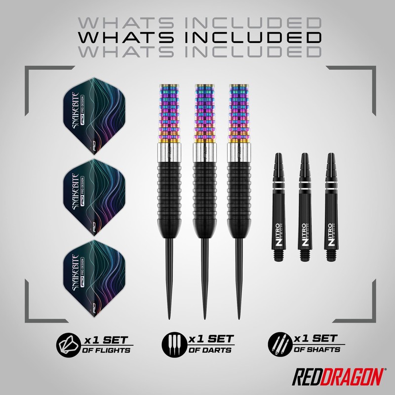 RED DRAGON Darts - Professional Player - Peter Wright Snakebite