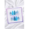 Ocean Drop Handmade Nail Tips - Short Almond / 오션