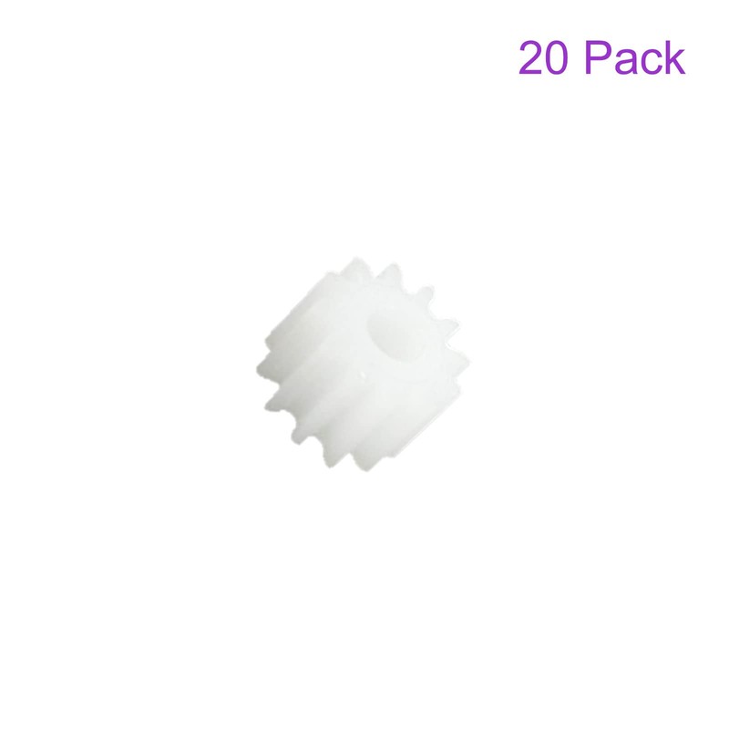 DMiotech 20 Pack 12 Teeth Plastic Gears Model Reduction Gear