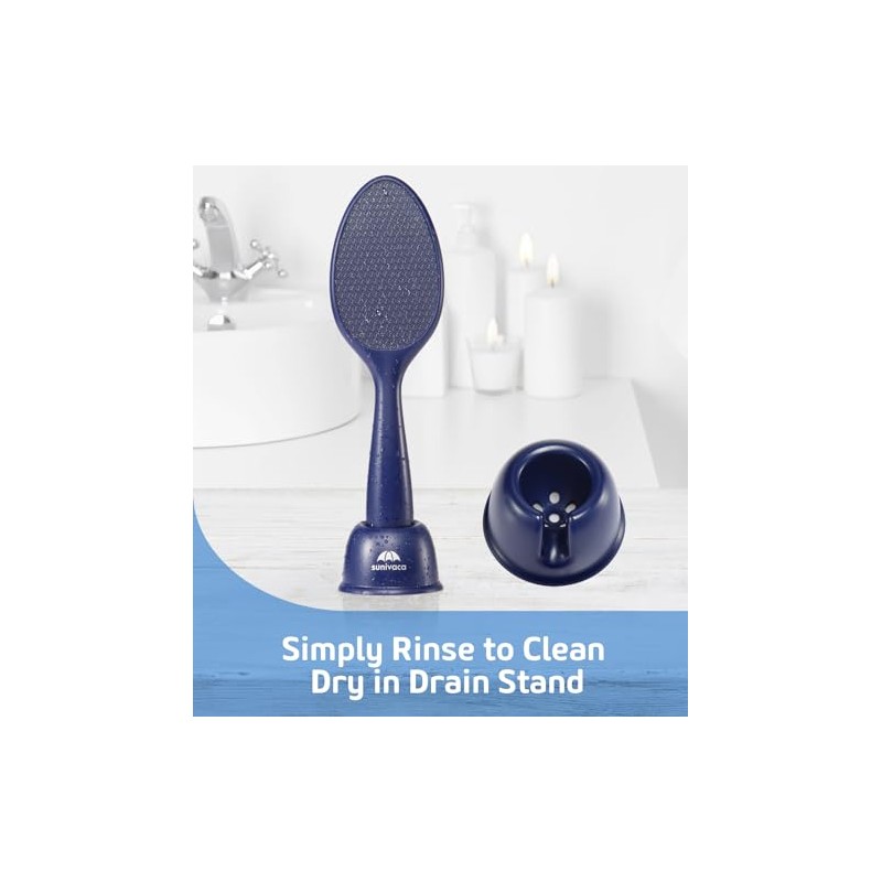 sunivaca Sunivaca Glass Foot File Hard Skin Remover - Navy