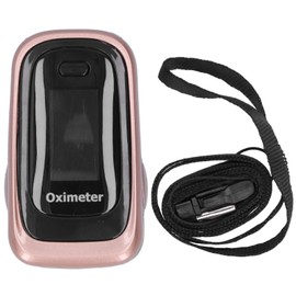 Sleep Monitoring Fingertip Pulse Oximeter Blood Oxygen Saturation Monitor with Lanyard