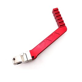 TC-Motor CNC Aluminum Red Kickstarter Lever Kick Starter For 50cc 70cc 90cc 110cc 125cc Lifan YX Chinese Pit Dirt Bike Motorcycle XR50 CRF50 CRF70 SSR Thumpstar