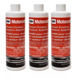 Motorcraft VC8 Coolant Additive Diesel 16 Oz 3 Bottles / 50 Coolant Strips Test