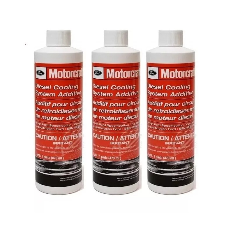 Motorcraft VC8 Coolant Additive Diesel 16 Oz 3 Bottles /