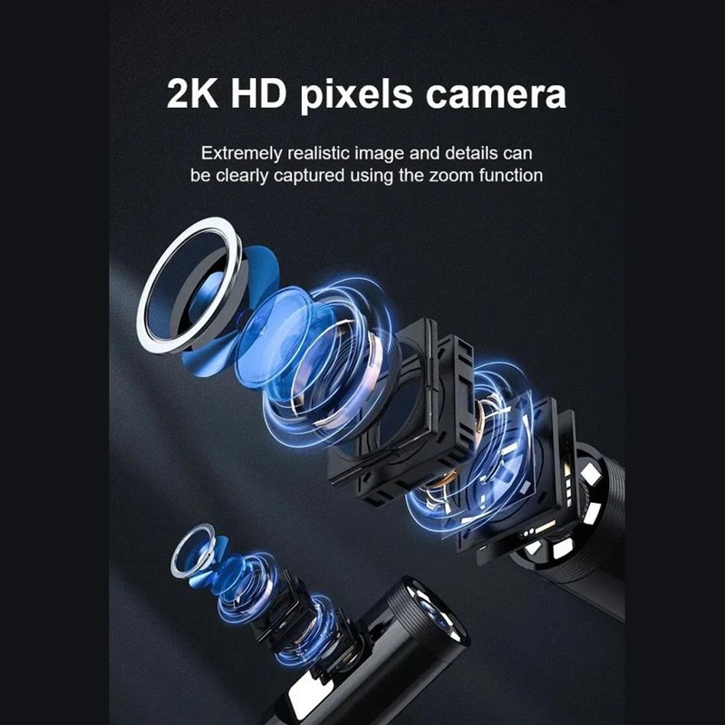 Dual Lens Endoscope IP67 Waterproof High Definition Wireless WiFi Remote