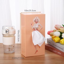 Skirt Tissue Box Cover, Skirt Tissue Holder, Funny Tissue Box Cover Square, Rectangular Skirt Tissue Box Holder, Creative Tissue Cover Box Square, Ladies Skirt Tissue Box