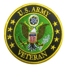 Antrix Tactical USA US American AR Veteran Patch Fully Embroidered Don't Forget Veteran Applique Badges Patch- Dia 3.15" Veteran
