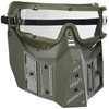 Sansei SWG-6-N Fighting Wide Protector, Anti-Fog Treatment, Green