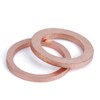 Zkenshan-washers Brass Copper Sealing Boat Crush Washer Flat Gasket Ring