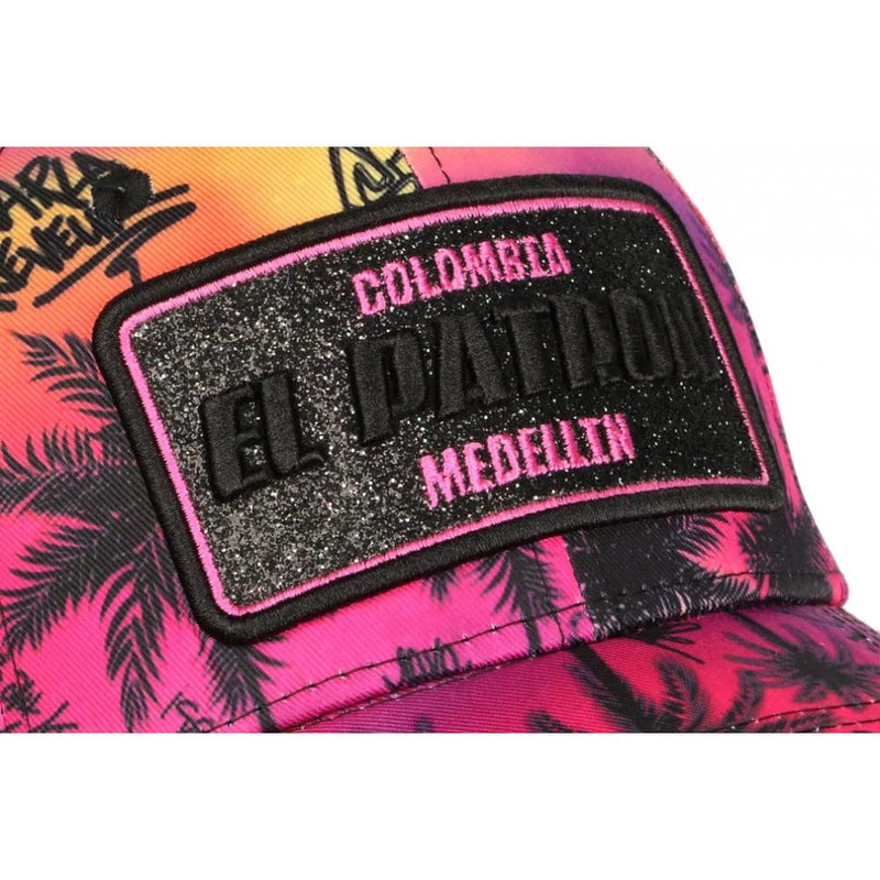 SKR El Patron Orange and Pink Visual Tropical Streetwear Baseball