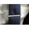 DAKS Matte Climb Tie Bar Tie Clip, Brass, No