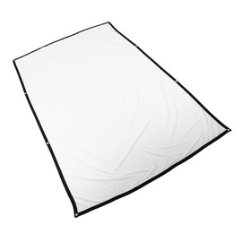 TEHAUX Portable White Projection Screen for Indoor Outdoor Use High Definition Viewing Compact Design for Home Theater Exhibitions Conferences