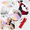iPihsius Folding Fan, Slik Folding Hand fan with First Layer