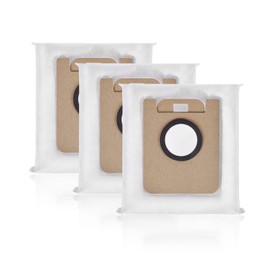 Dreame 3 x Vacuum Cleaner Bags with a Capacity of 3 Litres, Compatible with L10 Ultra/L10s Ultra/L20 Ultra Robot Vacuum Cleaner Charging Station and Self-Cleaning, Quick Emptying
