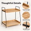 Countertop Organizer for Coffee & Kitchen Essentials – Wooden Storage
