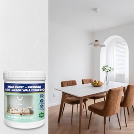 YOA Sheepskin Texture Wall Paint, Art Paint, White 32 oz, For Walls and Ceilings – DIY Wall Repair and Decorative, Finish for Living Room Bedroom Hallway
