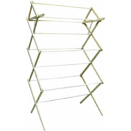 Madison Mill 52.5 in. H x 18.25 in. W x 29.5 in. D Wood Clothes Drying Rack