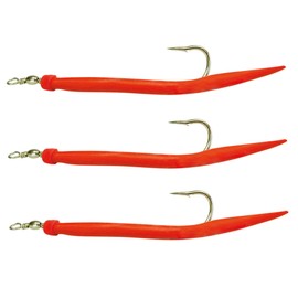 Dieter Eisele Rubber Maks Red - 3 Rubber Masks, Length / Hook Size: 13 cm / Size 6/0