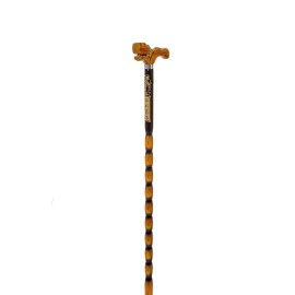 THY COLLECTIBLES Wooden Fashion Cane Walking Stick - 37 inch Camel with Derby Style Dragon Handle