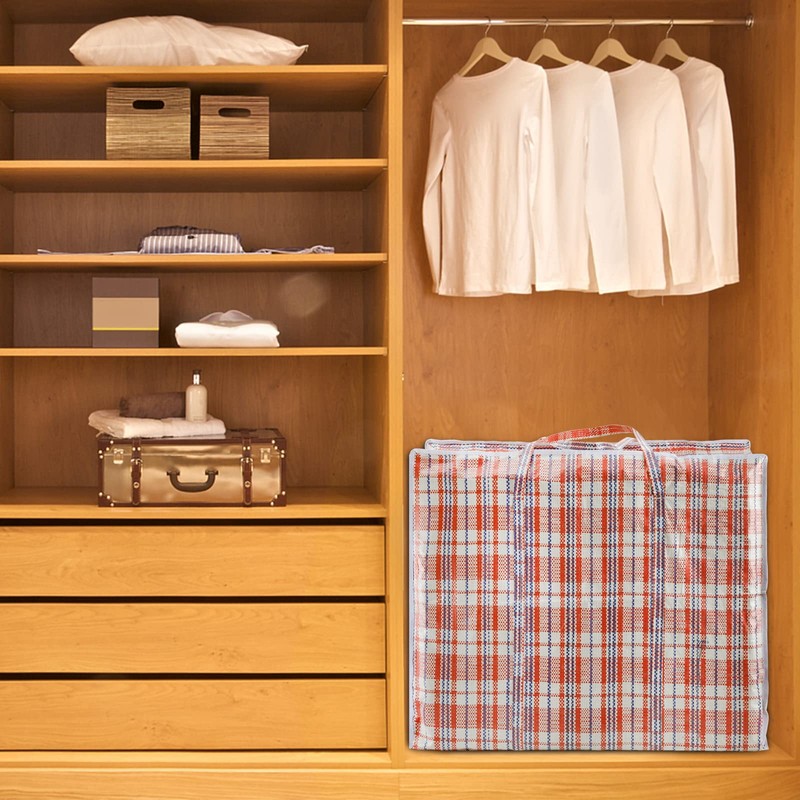 Hiceeden 9 Pack 108L Checkered Moving Storage Bags, Extra Large