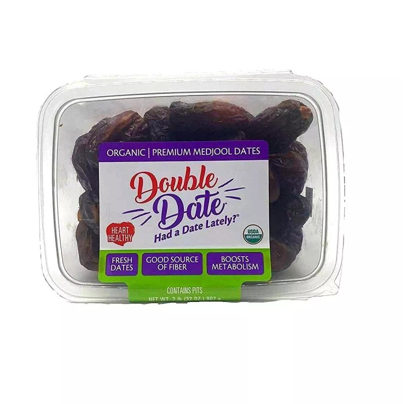 Double Date Organic Premium Medjool Dates 32 Ounce