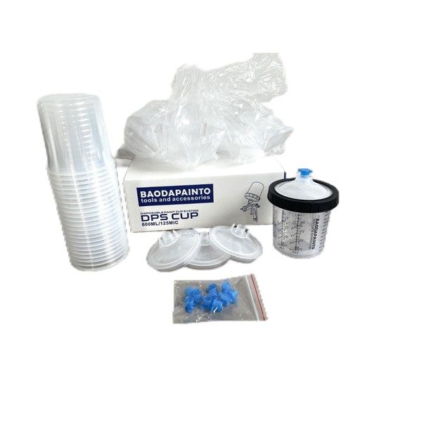 Disposable Spray Gun Paint Cup System,DPS Baodapainto Liner Cup kit,22oz