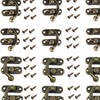 YINSHIU 12PCS Antique Latch Hook Box Clasp Clasp Hooks Door
