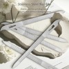 10-Pack Metal Nail Files for Natural Nails - Stainless Steel,