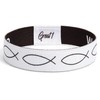 Great 1 WWJD Ichthys Symbol/Jesus Fish Bracelet - What Would