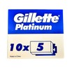 50 Gillette Platinum Double Edge Razor Blades