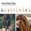 Hair Braid Rings Dreadlocks Ring Shell Hair Ring DIY Hair