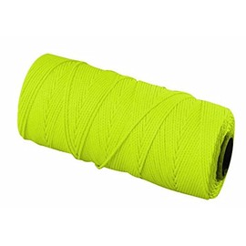 Bon 11-878 18 No.1000-Feet EZC Bricklayers Braided Nylon Line, Neon Yellow