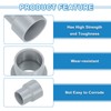 sourcing map 2 Pcs UPVC Reducer Pipe Fitting, 32x25mm PVC