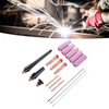 17Pcs TIG Welding Set ABS Argon Arc Welding Torch Glass