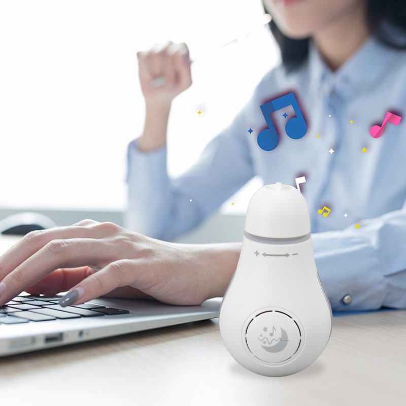 Compact Sleep Device Soothe Baby Relieve Anxiety Depression Reduction White