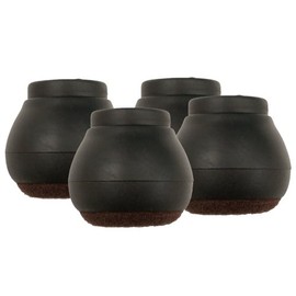 Chair Leg Fit WAKI EC-008 Black, 1 Leg