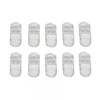 20pcs Hearing Aid Lanyard Clip ABS Portable Transparent Clip Accessory