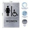 ADA CENTRAL SIGNS - 6"X9" Womens Accessible Restroom Sign -