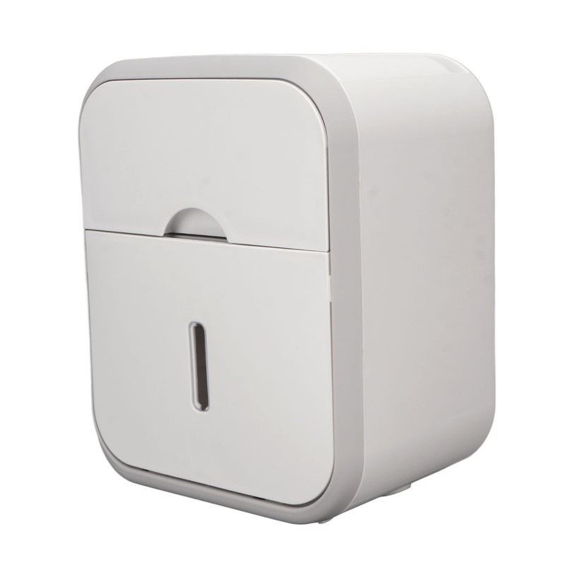 Paper Holder Box Wall Mounted Punching Free Waterproof Paper Towel