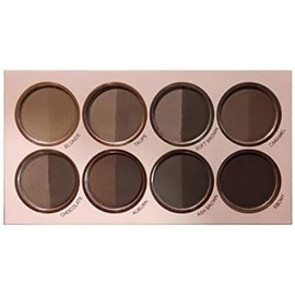 Beauty Creations Definer Powder Book – Paleta de polvos para cejas, 8 dúos de tonos – Acabado mate y alta pigmentación, estuche compacto y resistente