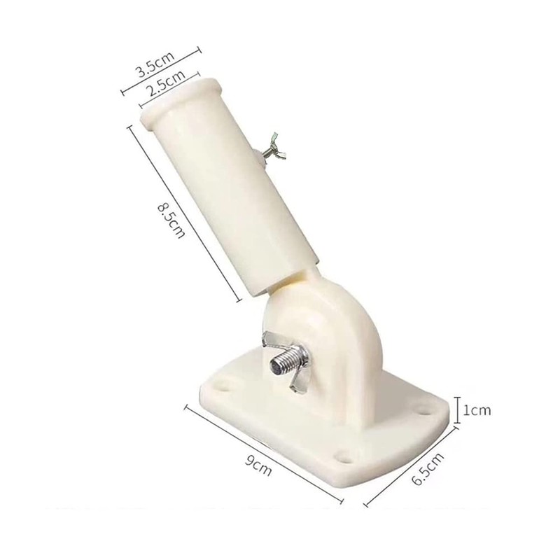 2 x Flag Pole Holder, Adjustable Flag Stand, Adjustable Flagpole