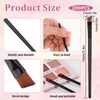 200 Pieces Disposable Angled Eyebrow Brushes Bulk Brow Tint Brush