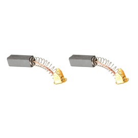 Rebower Carbon Brushes [for Power Motor] - 20 mm x 7 mm x 6 mm / Black Gold Tone / Pack of 2