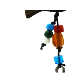 Hummingbird Handcrafted Wind Noisemaker Windchime Ornament With Glass Beads and Nana Bell