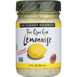 Lemonaise - A Zesty Citrus Mayo - All Natural Lemon Mayonnaise For Sandwich Spreads, Dips, and Dressings - 12 Ounce Jar (Pack of 2)