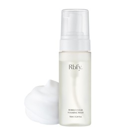 Revy4U Bubble Clear Foaming Wash 155ml Cleansing Foam Hypoallergenic Acne Microbubble, 1 pc / 리바이포유 버블클리어 포밍워시 155ml 클렌징폼 저자극 여드름 미세버블, 1개