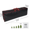 Ram® BLACK 3 Pieces Large Christmas Tree Bag With 2